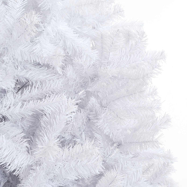 Tekojoulukuusi 300 LED-valoilla Valkoinen 300 cm PVC ja teräs