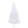 Tekojoulukuusi 300 LED-valoilla Valkoinen 300 cm PVC ja teräs