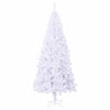 Tekojoulukuusi 300 LED-valoilla Valkoinen 180 cm PVC ja teräs