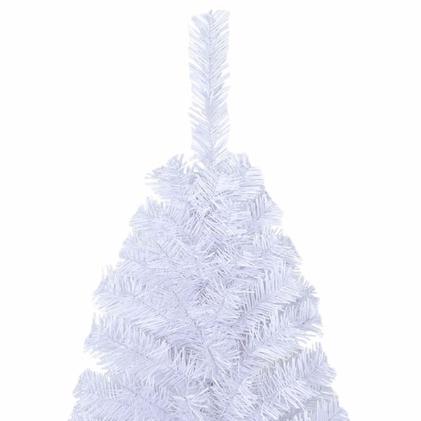 Tekojoulukuusi valkoinen 150 cm PVC ja teräs
