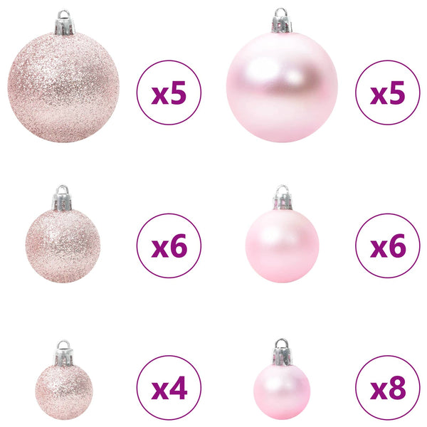 Tekojoulukuusi 150 LED-valoilla Valkoinen 120 cm PVC ja teräs