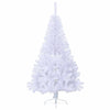 Tekojoulukuusi 150 LED-valoilla Valkoinen 150 cm PVC ja teräs