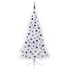 Tekojoulukuusi 300 LED-valoilla Valkoinen 210 cm PVC ja teräs
