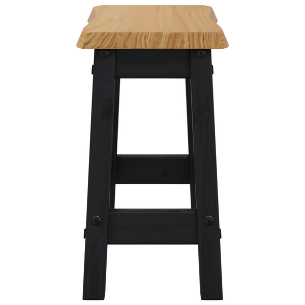 Baarijakkara EKAI 2 kpl Musta 40 x 29 x 45,5 cm Täysi mänty