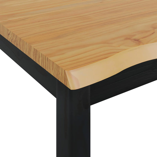 Korkea baaripöytä EKAI Musta 112 x 70 x 91 cm Täysi mänty