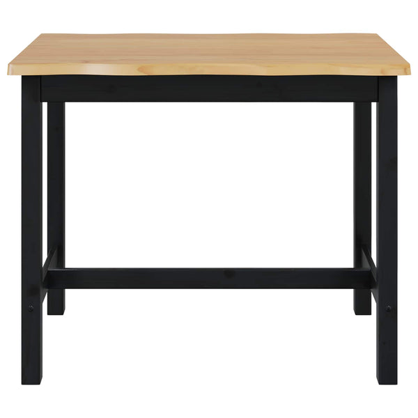 Korkea baaripöytä EKAI Musta 112 x 70 x 91 cm Täysi mänty