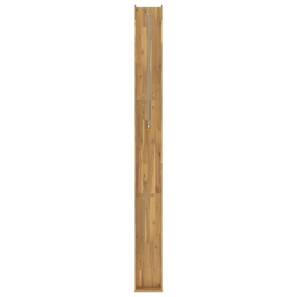 Ulko-suihku 226 cm Kiinteä akasiapuu ja ruostumaton teräs