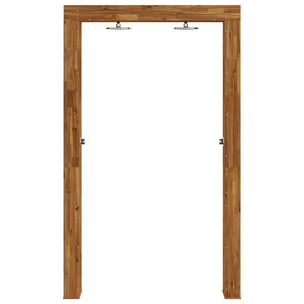 Ulko-suihku 226 cm Kiinteä akasiapuu ja ruostumaton teräs