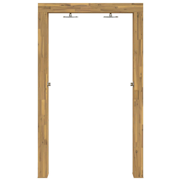 Ulko-suihku 226 cm Kiinteä akasiapuu ja ruostumaton teräs