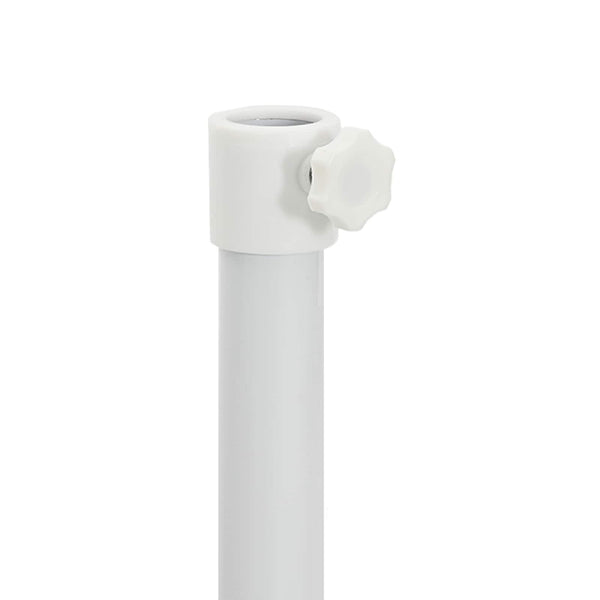 Aurinkovarjon Jalusta valkoinen Teräs varten 25-32 mm Pole