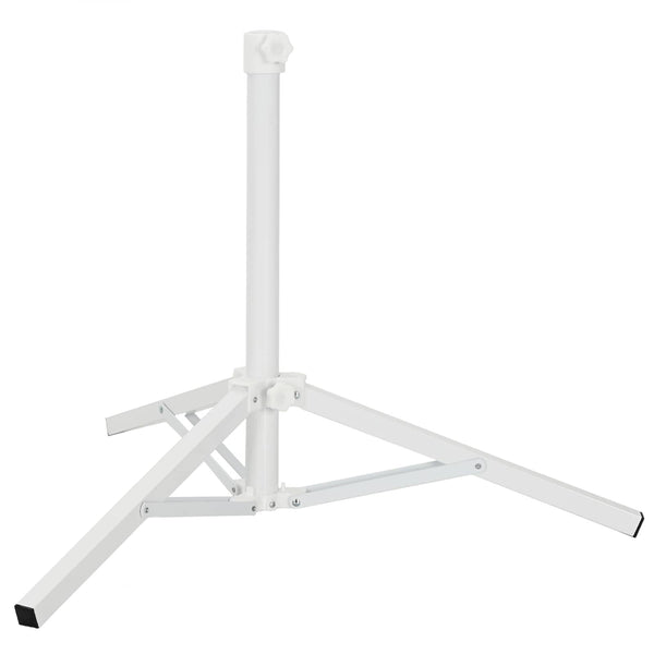 Aurinkovarjon Jalusta valkoinen Teräs for 25-32 mm Pole