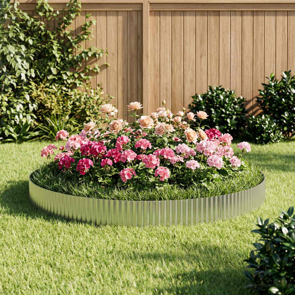 Nurmireunus 10 m x 30 cm Galvanoitu teräs Hopea