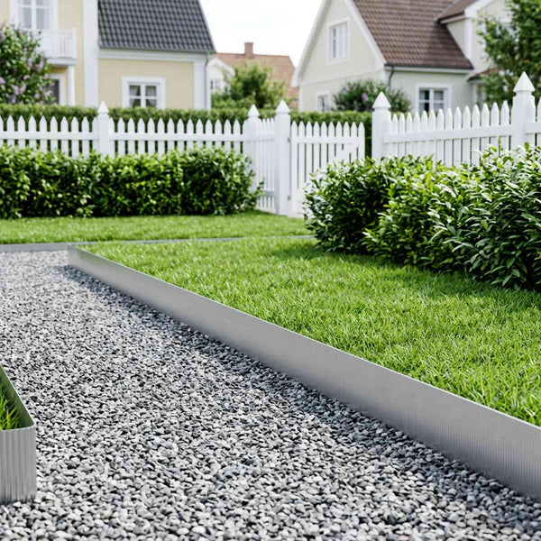 Nurmireunus 10 m x 30 cm Galvanoitu teräs Hopea