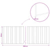Nurmireunus 10 m x 30 cm Galvanoitu teräs Hopea