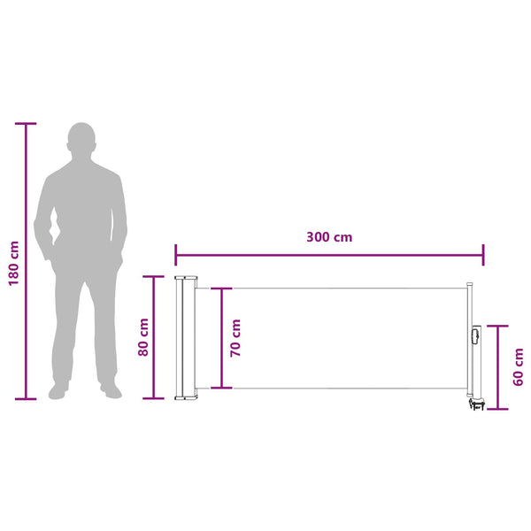 Sivupergola 100% polyesteria rautaa terästä