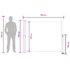 Sivupergola Antrasiitti 300 x 160 cm