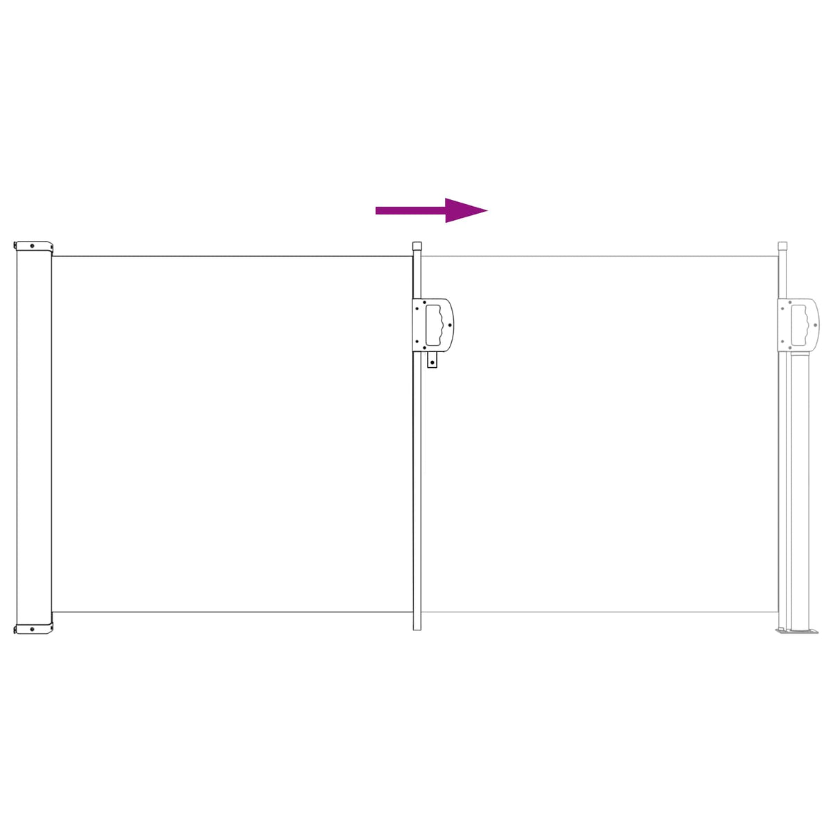 Käytäväverho Hiekka 300 x 100 cm Polyesteri