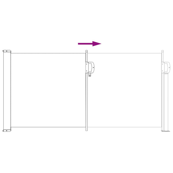 Käytäväverho Hiekka 300 x 100 cm Polyesteri
