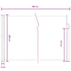 Käytäväverho Harmaa 500 x 200 cm Polyesteri