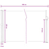 Käytäväverho Harmaa 500 x 220 cm Polyesteri