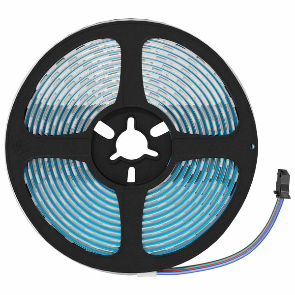 LED-nauha 2 kpl Musta ja läpinäkyvä Kupari ja muovi