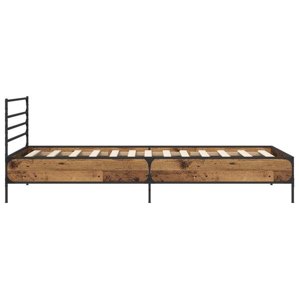 Sängyn runko Vanha puu 80 x 200 cm Tekninen puu