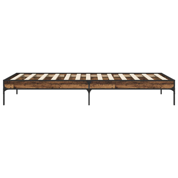 Sängyn runko Vanha puu 80 x 200 cm Tekninen puu