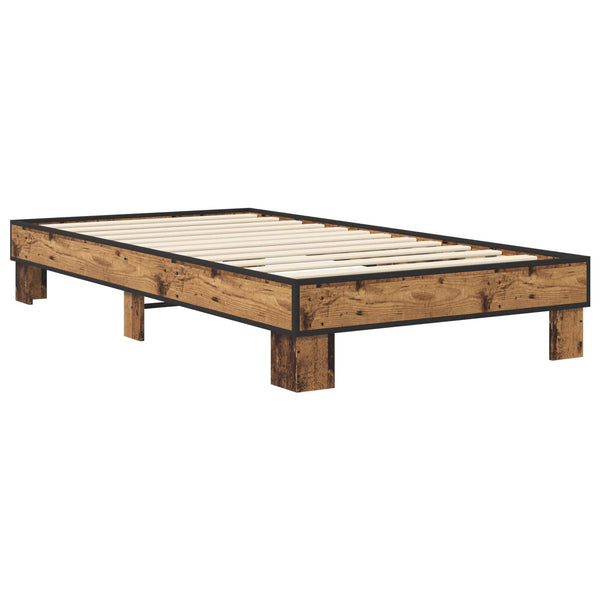 Sängyn runko Vanha puu 80 x 200 cm Tekninen puu