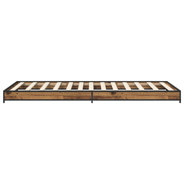 Sängyn runko Vanha puu 80 x 200 cm Tekninen puu
