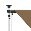 Manuaalinen vedettävä varjo Beige 150 cm
