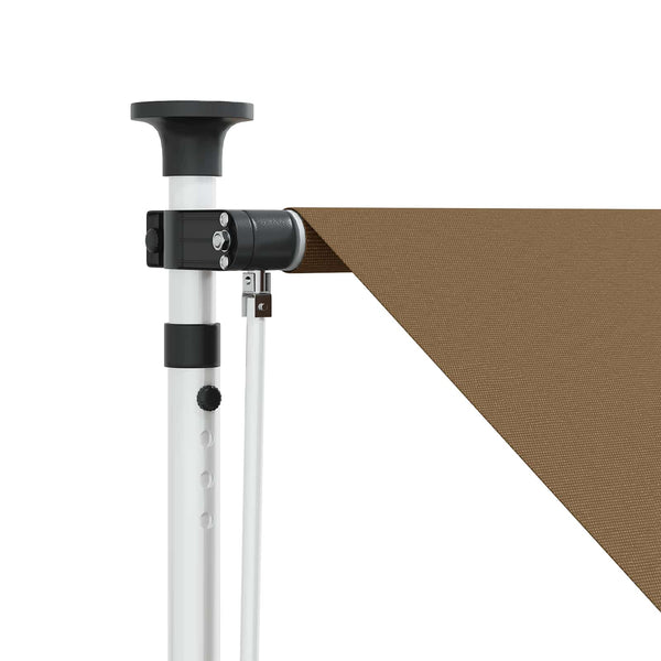 Manuaalinen vedettävä varjo Beige 150 cm
