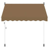 Manuaalinen vedettävä varjo Beige 300 cm
