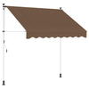 Manuaalinen vedettävä varjo Taupe 150 cm