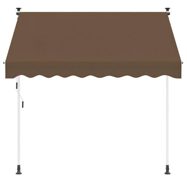 Manuaalinen vedettävä varjo Taupe 150 cm