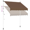 Manuaalinen vedettävä varjo Taupe 350 cm