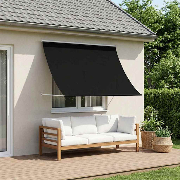 Aurinkovarjo Musta 400 x 150 cm