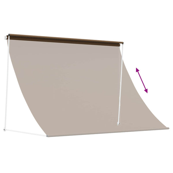 Aurinkovarjo Taupe 150 x 150 cm