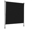 Ulkorullaverho Musta 120 x 270 cm