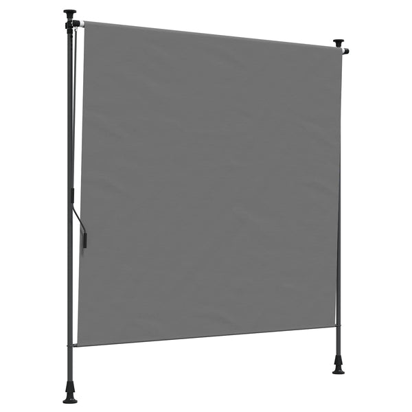 Ulkorullaverho Vaaleanharmaa 100 x 270 cm