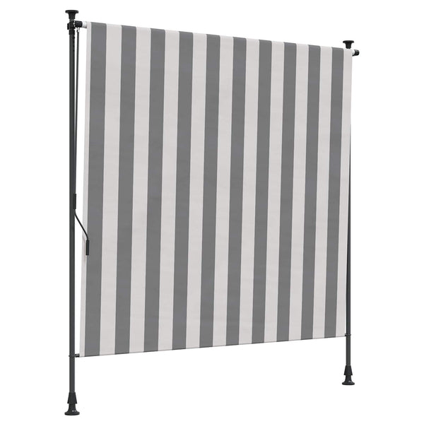 Ulkorullaverho Antrasiitti ja Valkoinen 100 x 270 cm