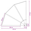 Parvekkeen yksityisyyden suoja 140 x 140 cm Polyesteri Ruskea