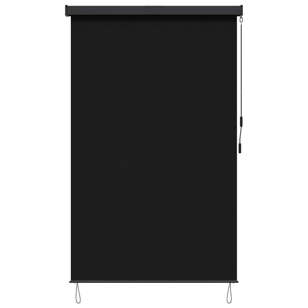 Rullaverho Musta 60 x 250 cm Kangas ja Alumiini