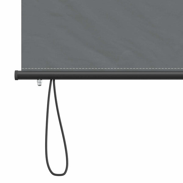 Rullaverho Vaaleanharmaa 120 x 250 cm Kangas ja Alumiini