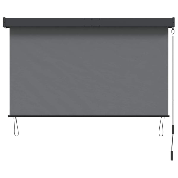 Rullaverho Vaaleanharmaa 120 x 250 cm Kangas ja Alumiini