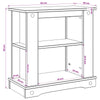 Akvaarioteline CORONA Ruskea 60 x 30 x 60 cm 150 kg Täysi mänty