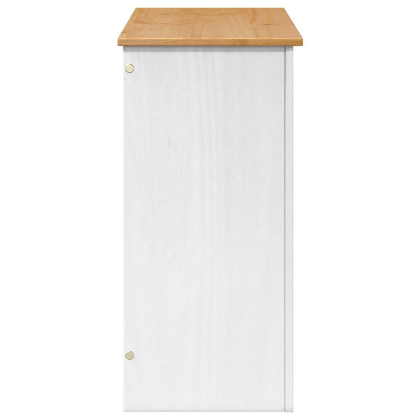 Akvaarioteline PANAMA Valkoinen ja ruskea 81 x 36 x 73 cm