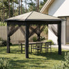 Gazebo 4 Sivuseinällä 2,6 x 2,6 m