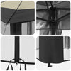 Gazebo 4 Sivuseinällä 3,3 x 3,3 m