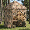 Pikagazebo 4 sivuseinällä 3 x 3 m Metsäkamouflage