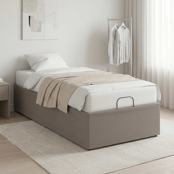 Sähkösäätöinen sänky runko Taupe 200 x 80 x 33,5 cm Teräs